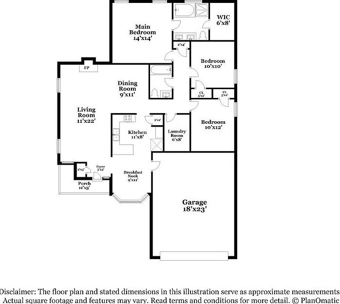 3 bed, 2.0 bath, 1354 sqft, $2,370 — Photo 2
