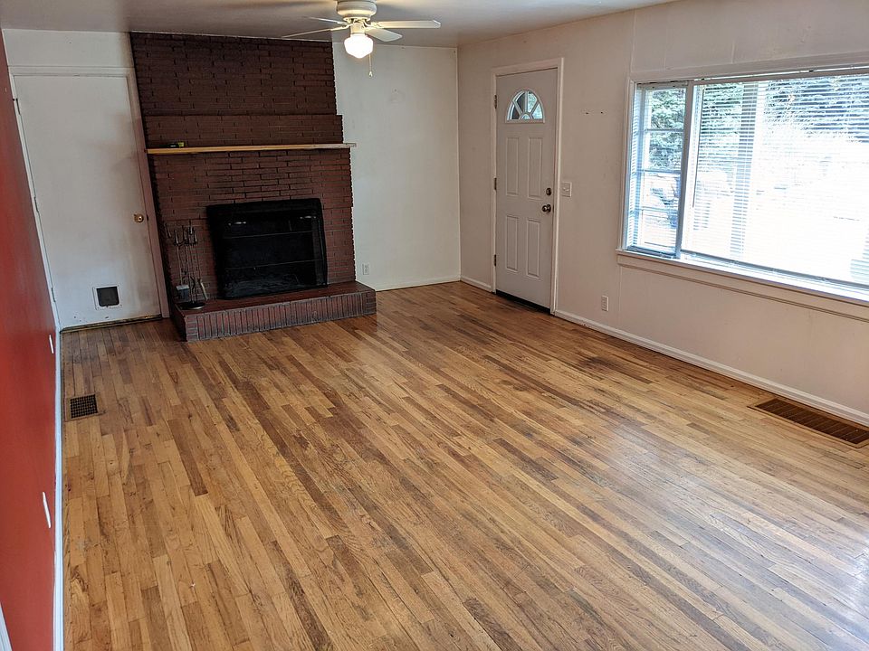 Front Entrance (right). Garage Entrance (left). Living room.
