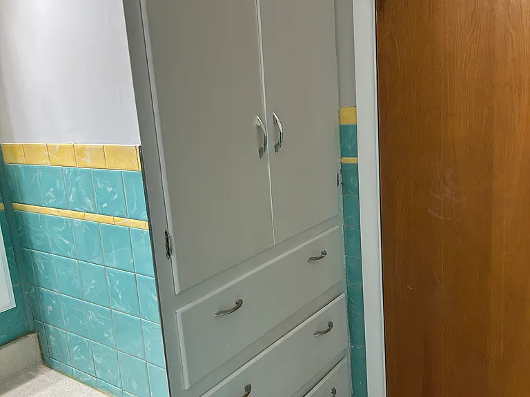BATHROOM BUILT IN LINEN / STORAGE
Bathroom flooring is being changed to plank flooring.