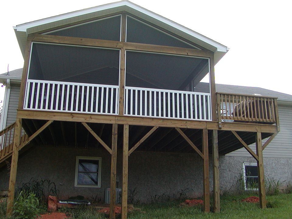 Covered, screened-in Deck