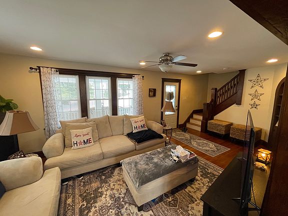 Living Room with Original Trim