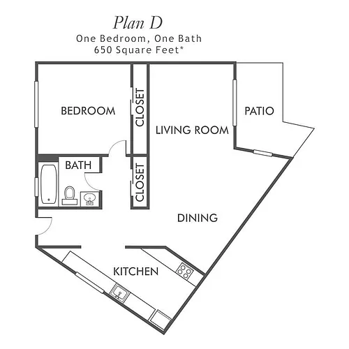 Floor plan Plan D