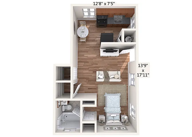 Floor plan Studio