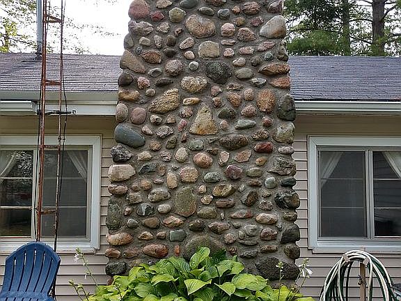 Restored Stone Chimney