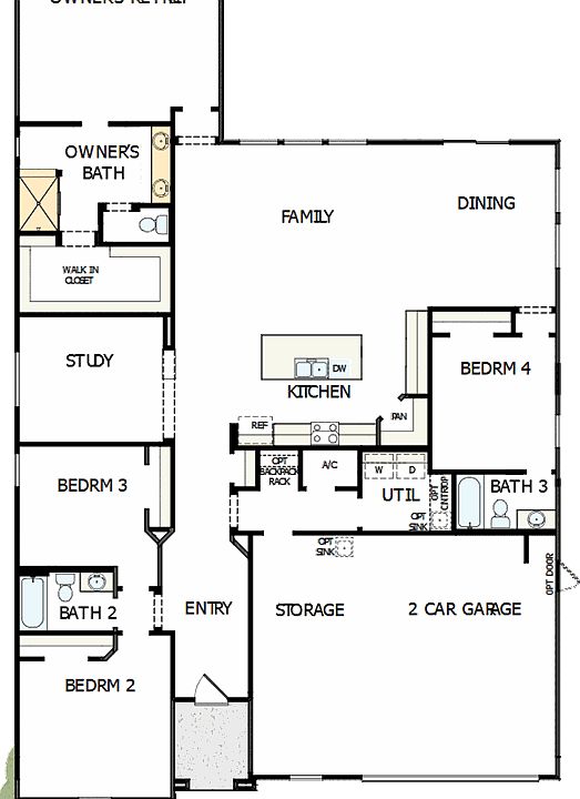 Blossomdale Classic Plan, South Creek at Shearwater, Saint Augustine