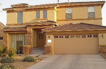 Front view of the house