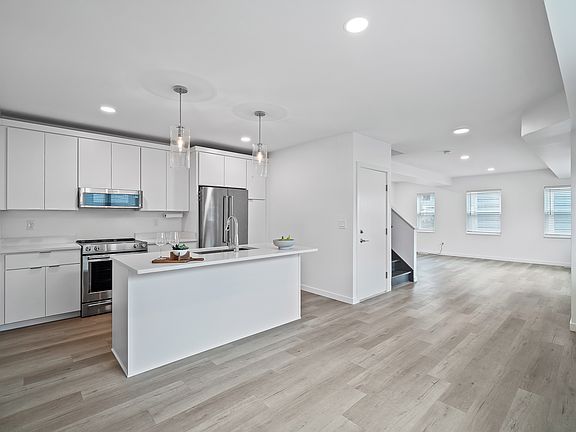open kitchen concept with island