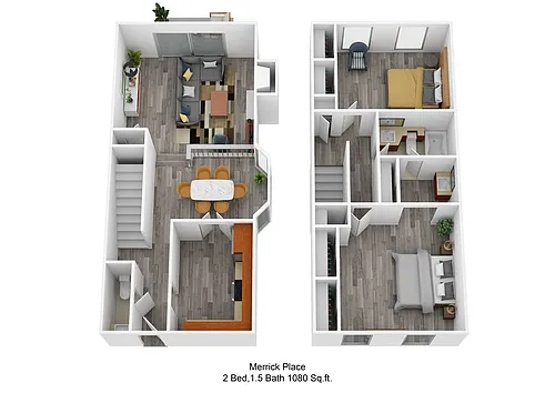 Floor plan The Perryville Townhome