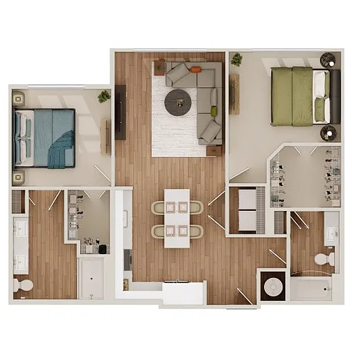 Floor plan 2G-1