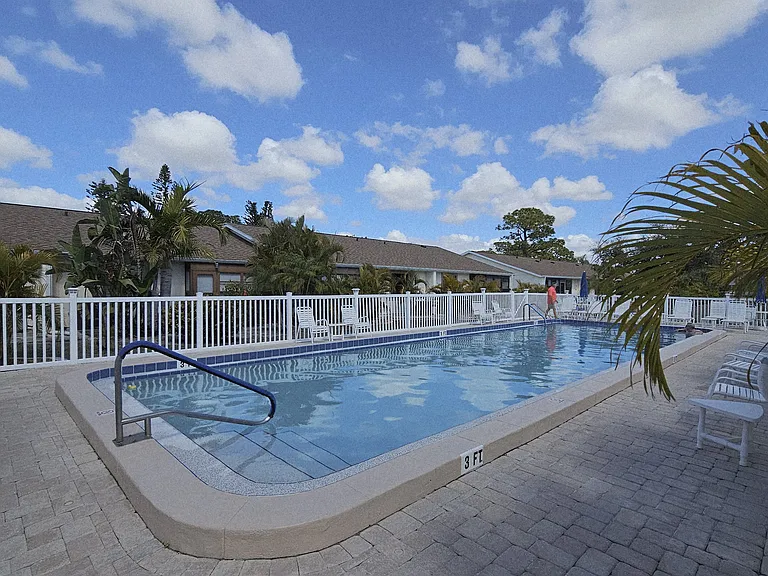 Clubhouse-heated pool