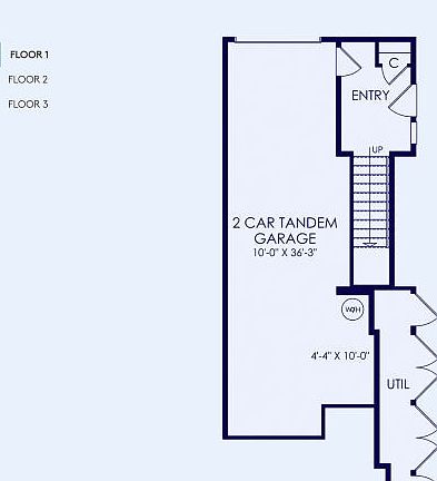 Plan 1 Floor Plan, Quick Move-In Home, Floor 1