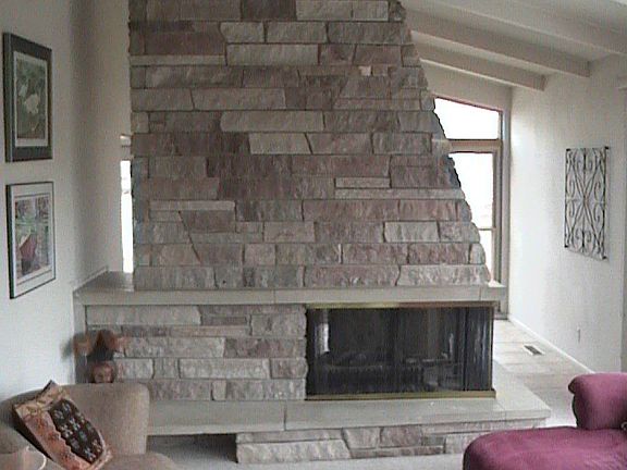 Prarie Stone Fire Place