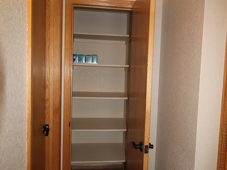 Hall closet upstairs