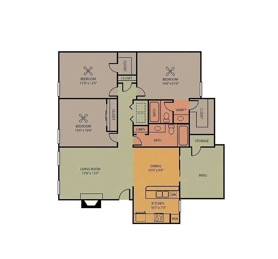 Floor plan Williamsburg