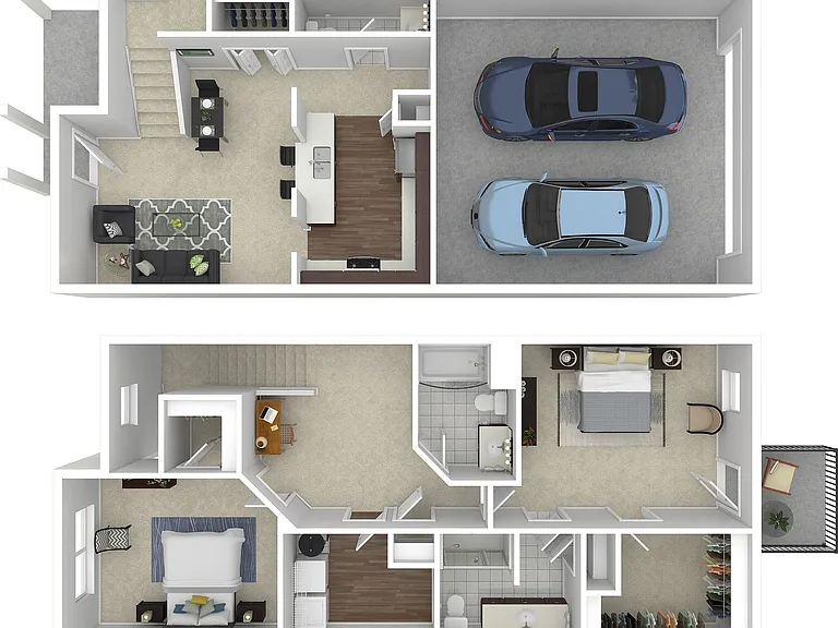 B1 3D Floor plan B1 3D Floor plan