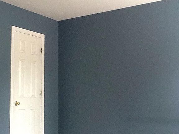 One of two upstairs bedrooms