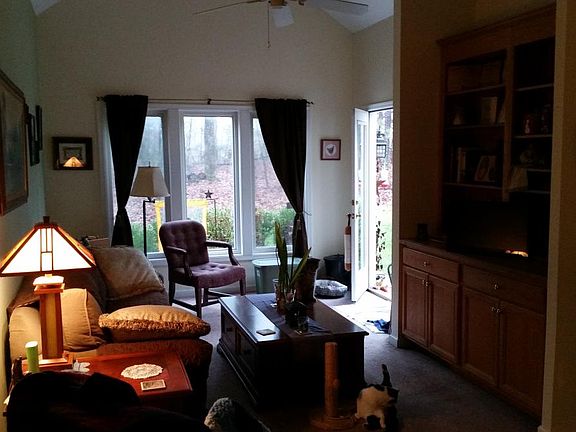 Living room to outside patio door