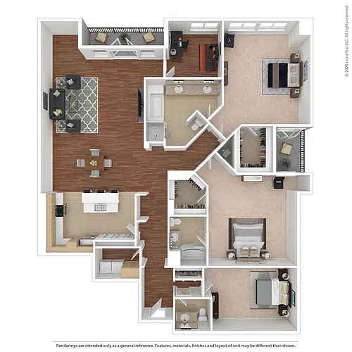 Floor plan Colorado Blvd