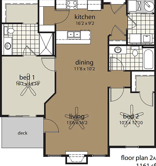 2Bdrm - 10415 Bldg 2Bdrm - 10415 Bldg