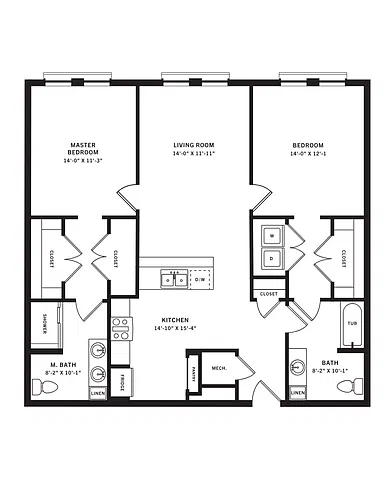 Floor plan B1