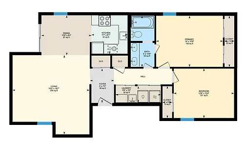 Floor plan 2X1