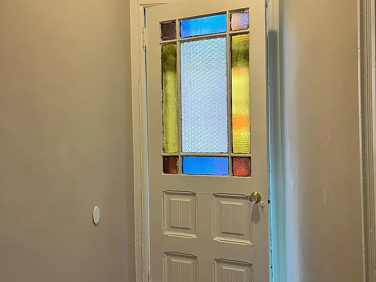View from stairs