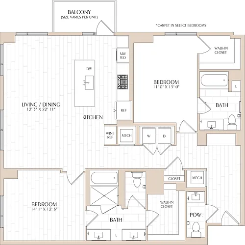 Floor plan B08
