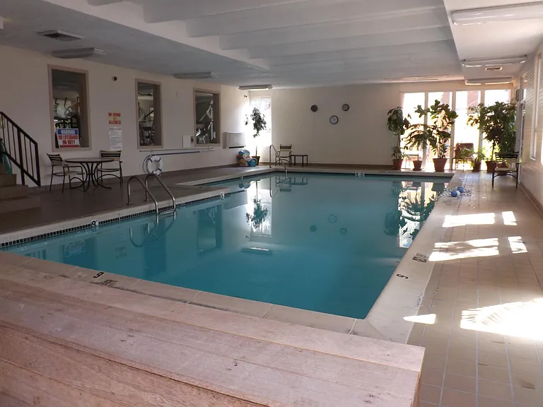 Community pool in the building.