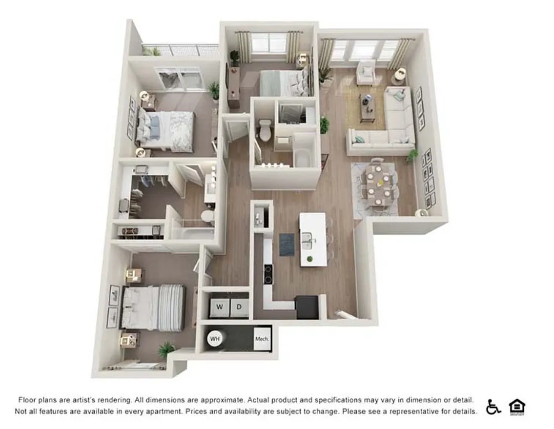 Floor plan 3X2-1227