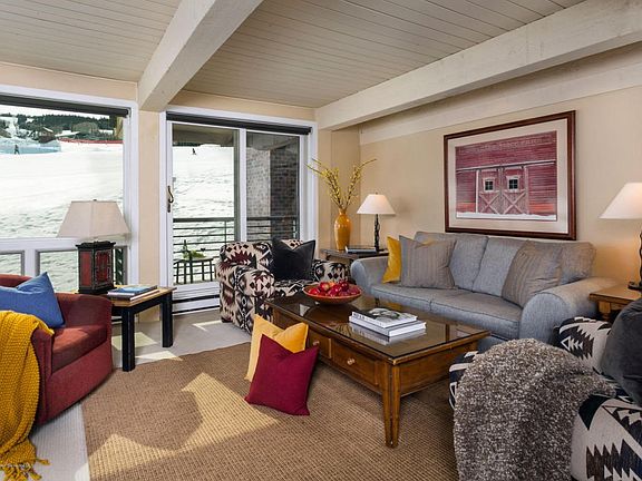 Living Room with Slopeside Views