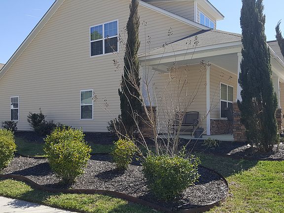 The left side of the home