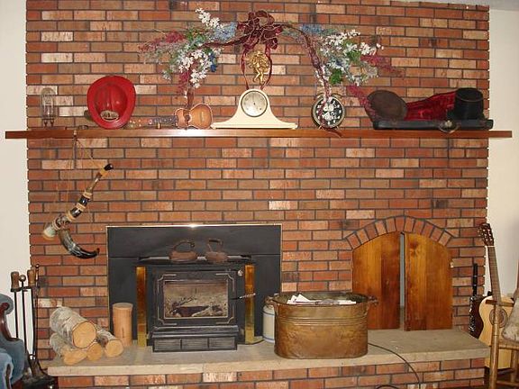 fireplace formal room