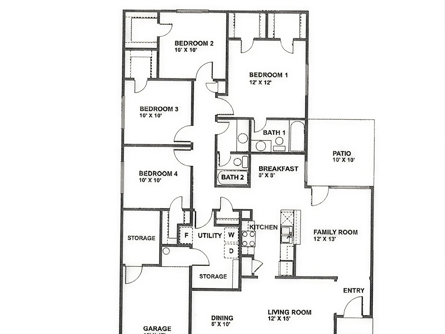 4 bed, 2.0 bath, 1840 sqft, $1,345 — Photo 2
