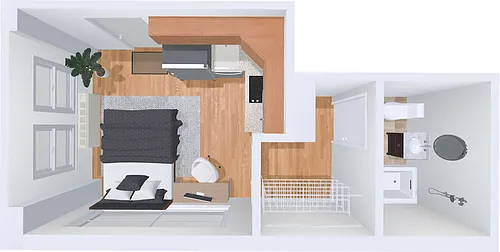Floor plan studio 9