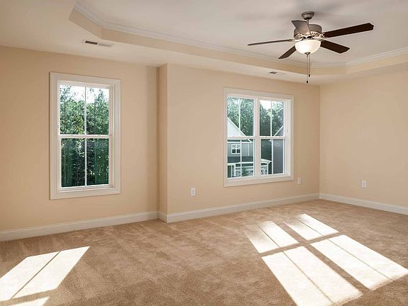 Spacious master suite