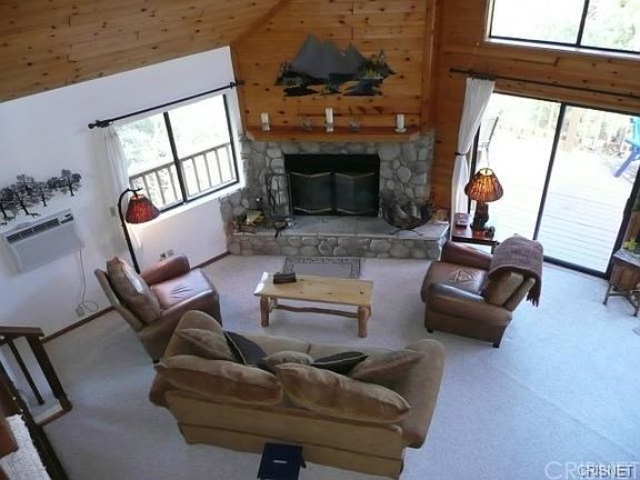 Looking from Loft down to Great Room