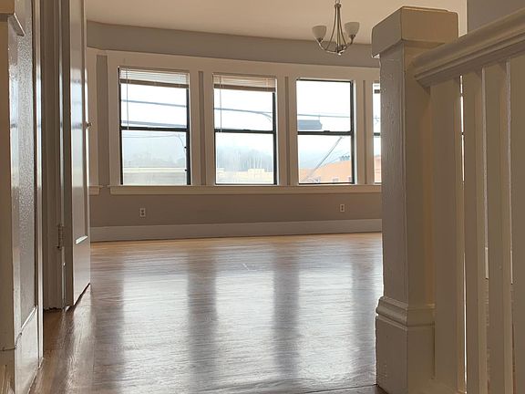 Entry stairs leads to large open living room