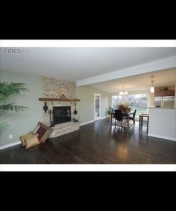 Open plan living space