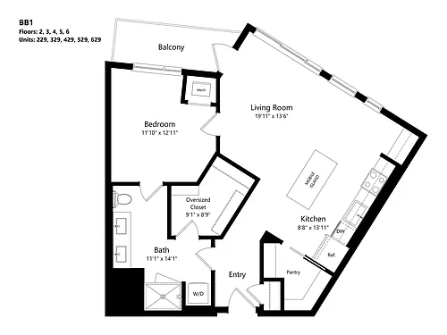 Floor plan BB1