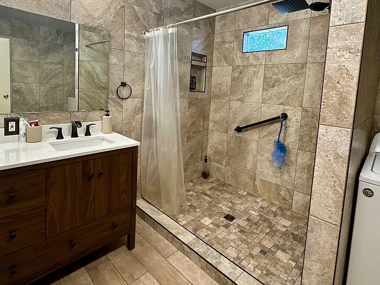 Large shower