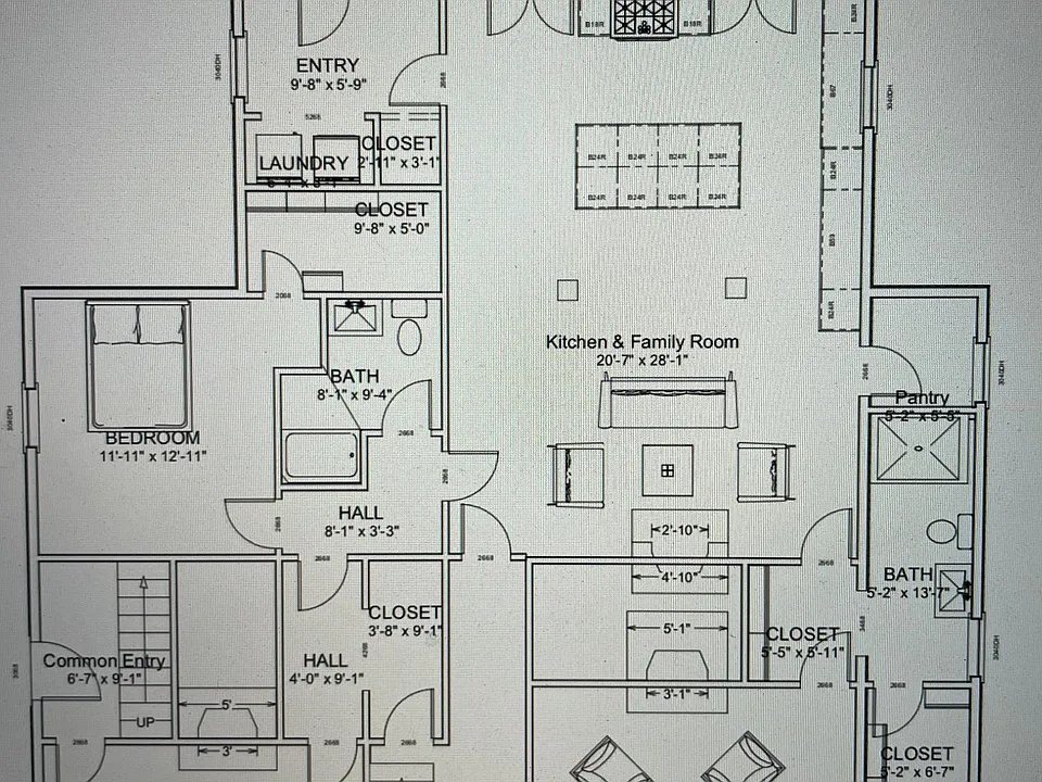 Diagram of apartment. Truly feels like a home.