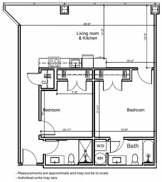 Floor plan 2BR 2F