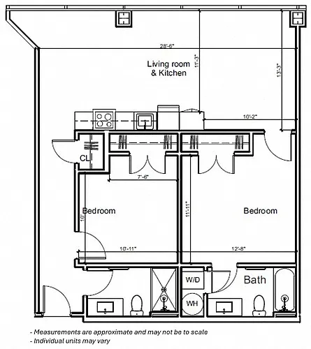Floor plan 2BR 2F