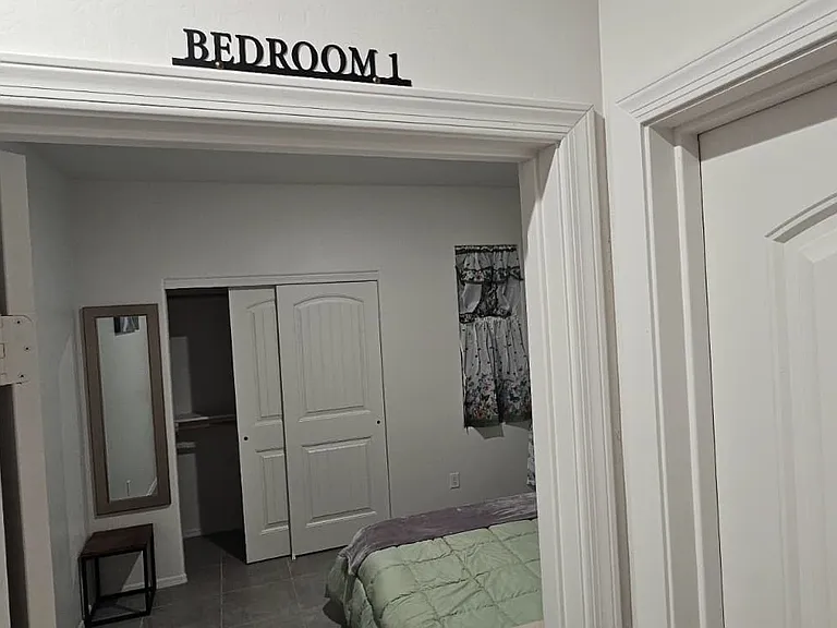Bedroom 1 - Queen-sized bed. Can sleep upto 2 pax.