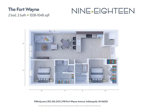 Floor plan Fort Wayne
