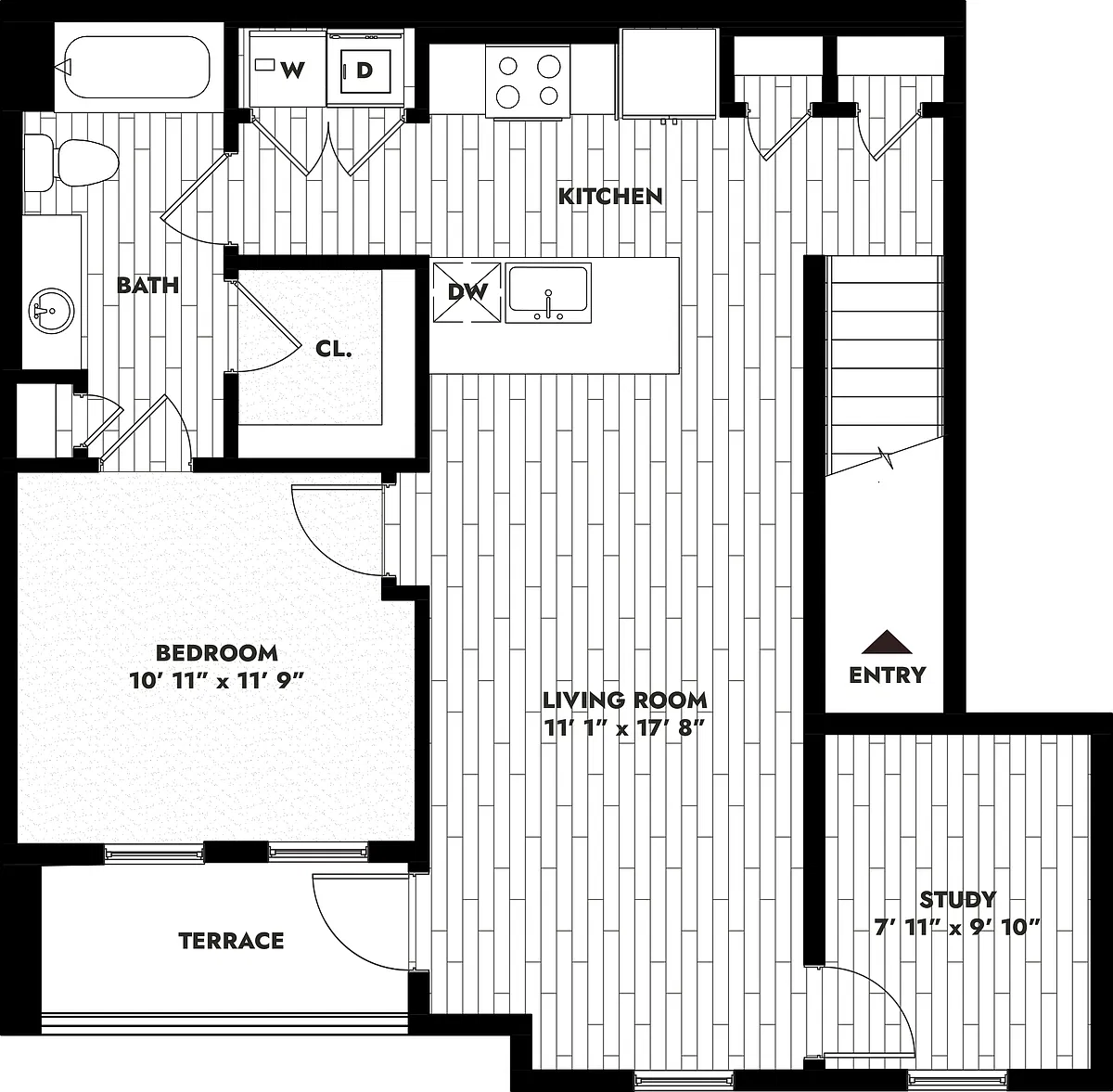 Floor plan 1B-ALT