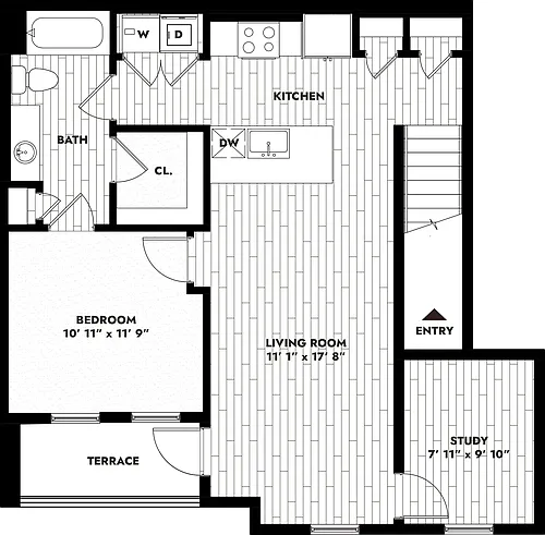 Floor plan 1B-ALT