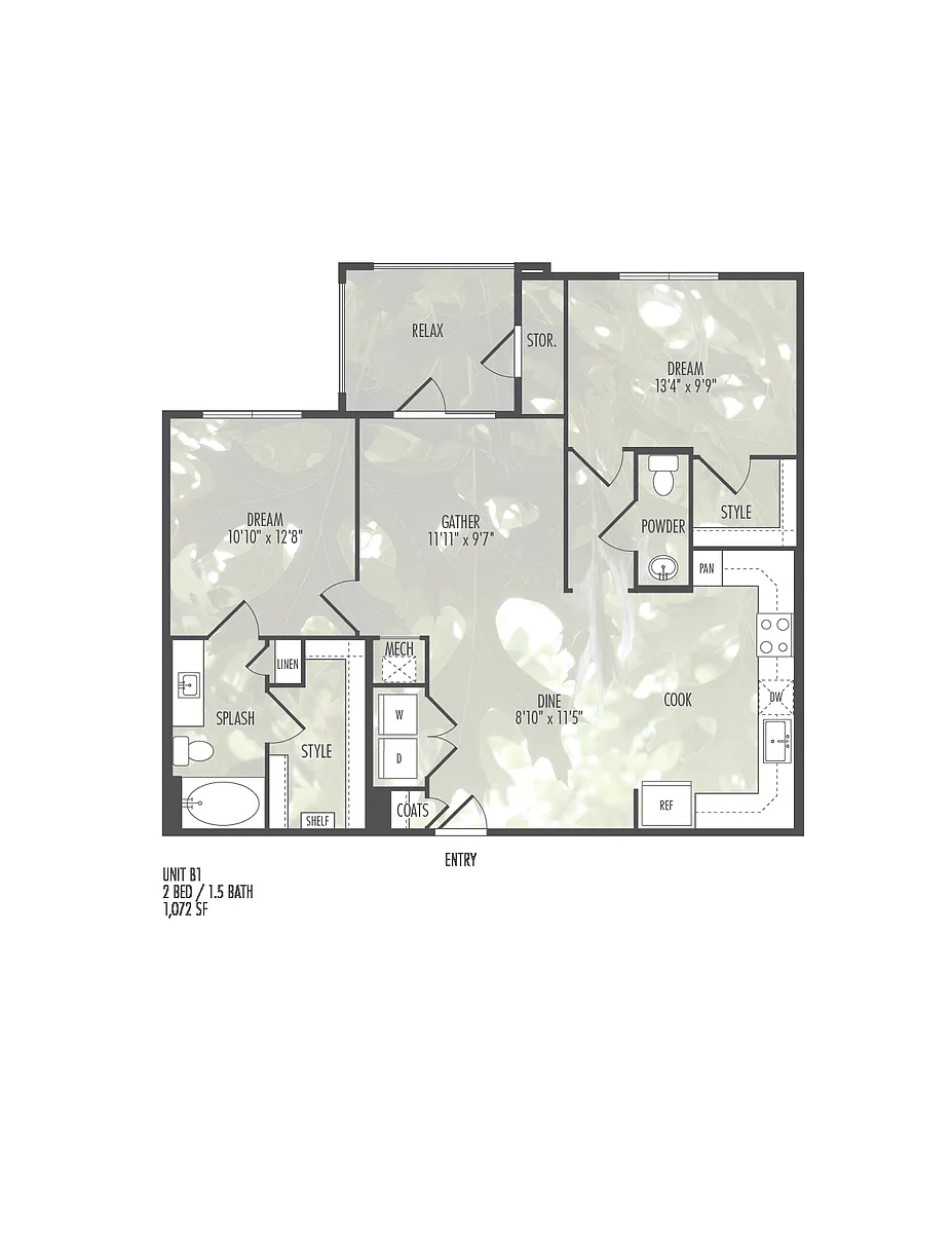 Floor plan The Delano