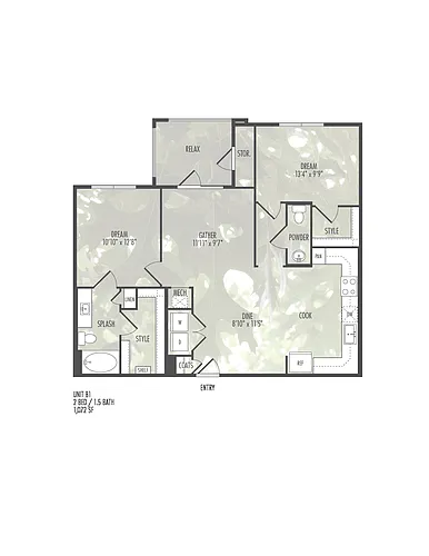 Floor plan The Delano