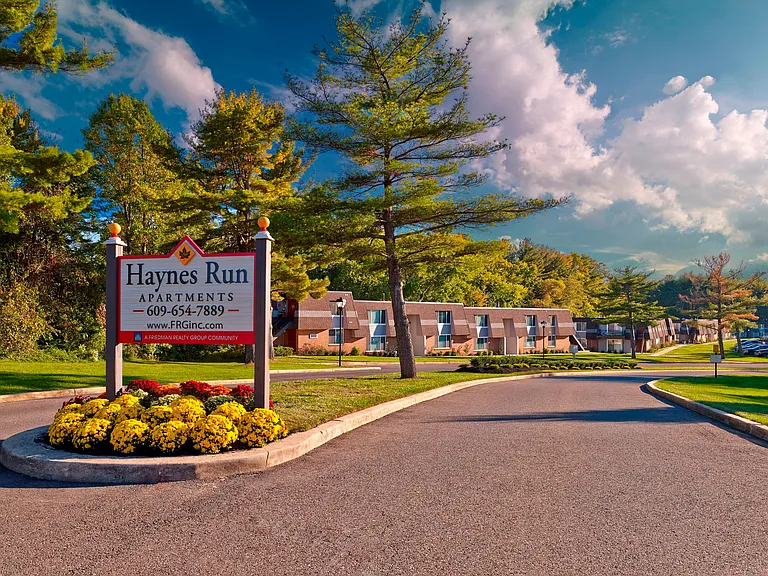 Welcome home to Haynes Run Apartments_offering spacious living, beautiful landscaping, and a welcoming community in the heart of Medford, New Jersey.